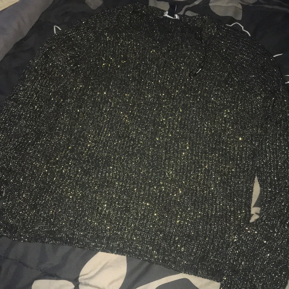Gold sparkly sweater